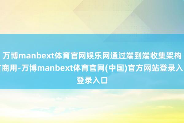 万博manbext体育官网娱乐网通过端到端收集架构首商用-万博manbext体育官网(中国)官方网站登录入口